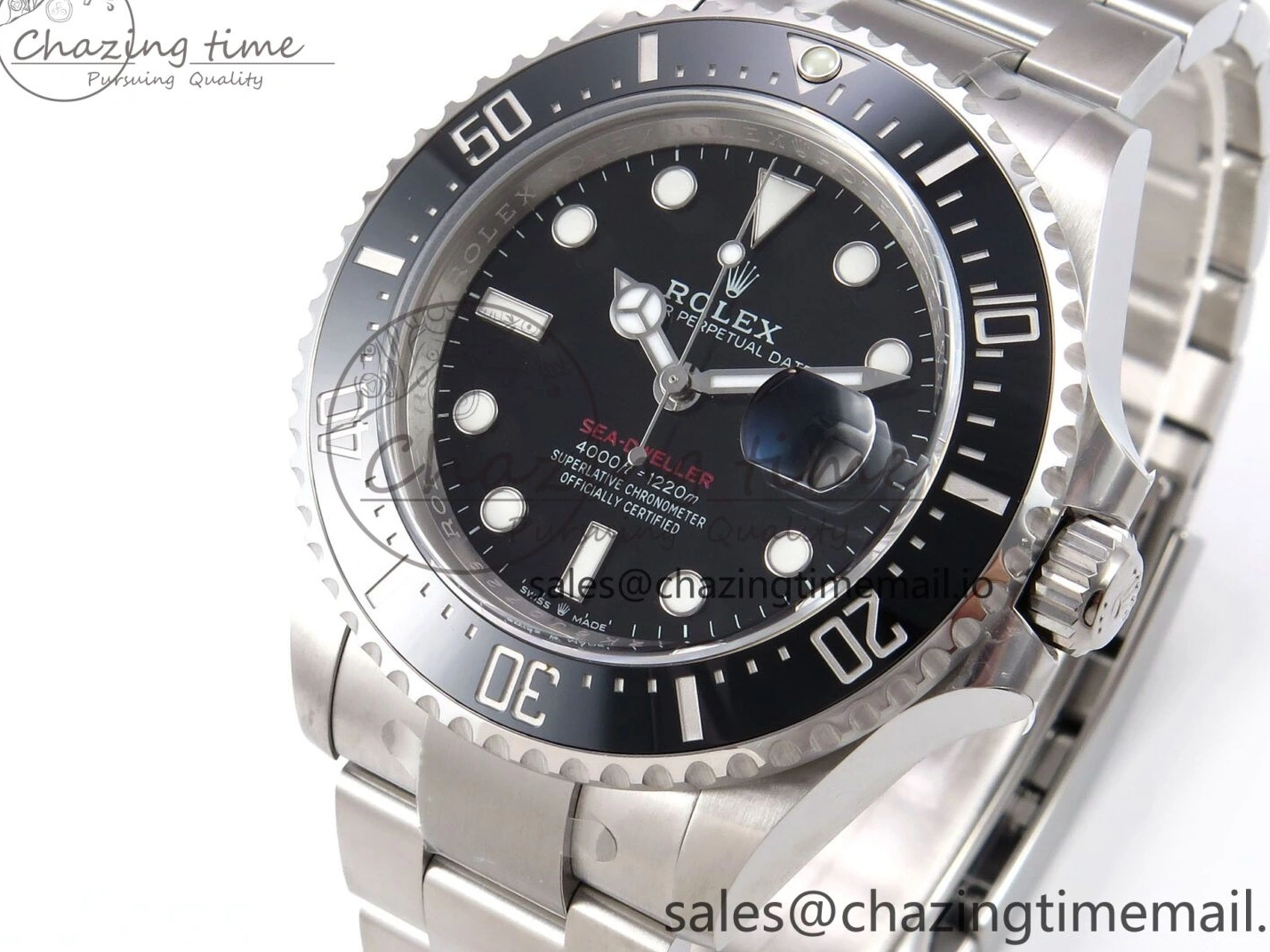 1226 Sea-Dweller 126600 Clean 1:1 Best Edition 904L SS Case and Bracelet VR Functional 1067